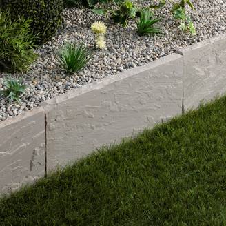 Bordure de jardin Grès Kandla Gris 60x30x3-5 cm (à l'unité) - RO'MA NATURE