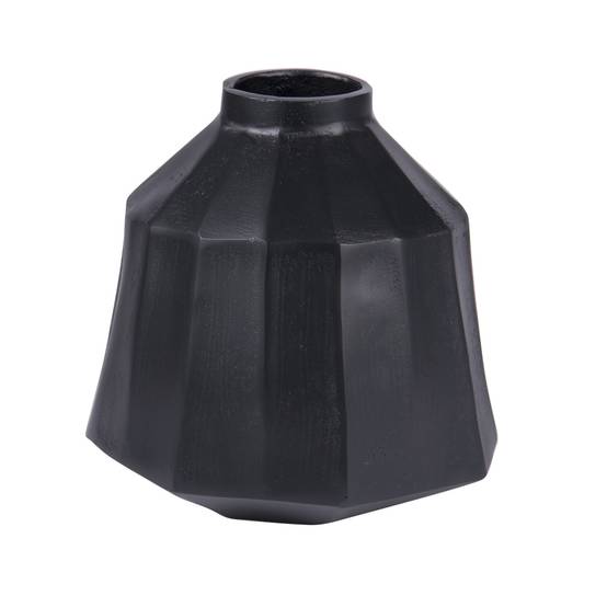 Table Passion - Vase Cannelle Juno Noir 23 cm Table Passion - Image 1