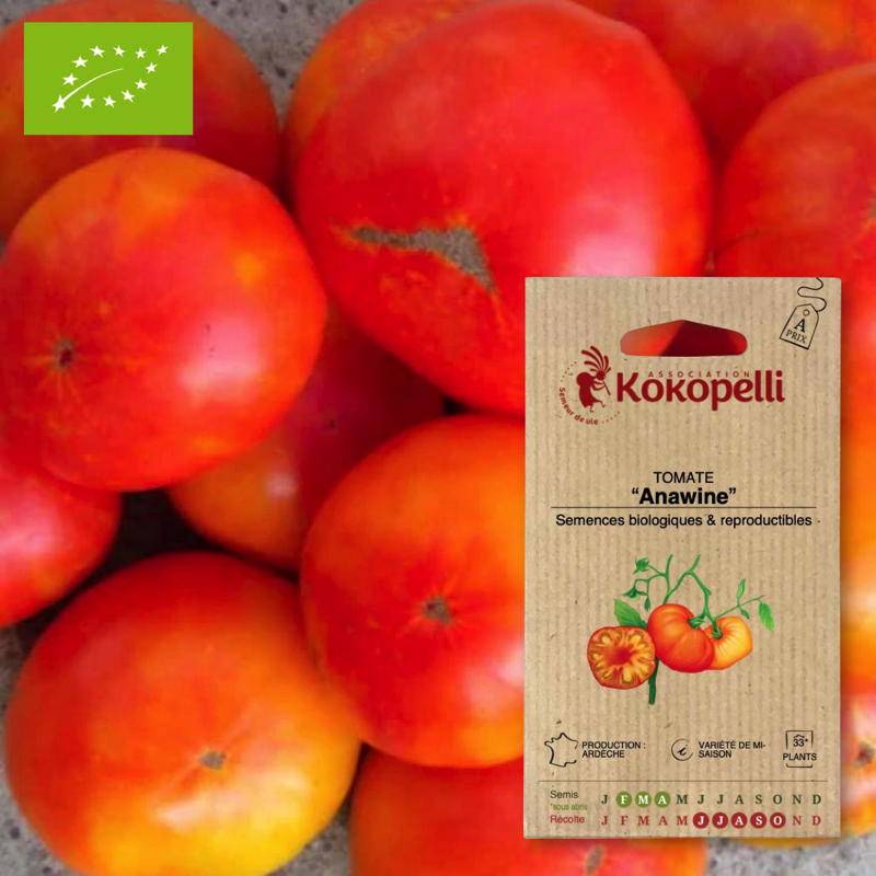 Tomate Anawine- Graines bio à semer - Imagen 1