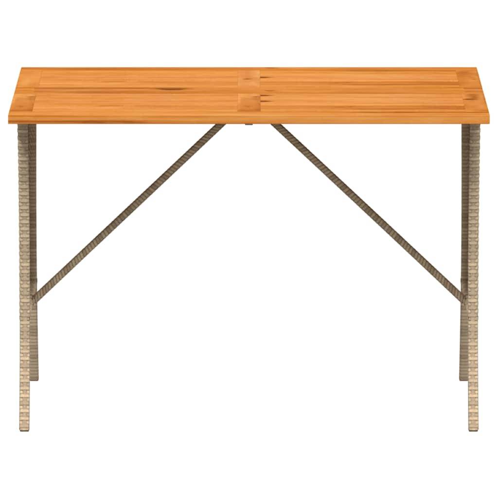 Ensemble à manger de jardin et coussins 3 pcs | Mobilier d'extérieur Beige poly rotin Maison Chic - Image 7