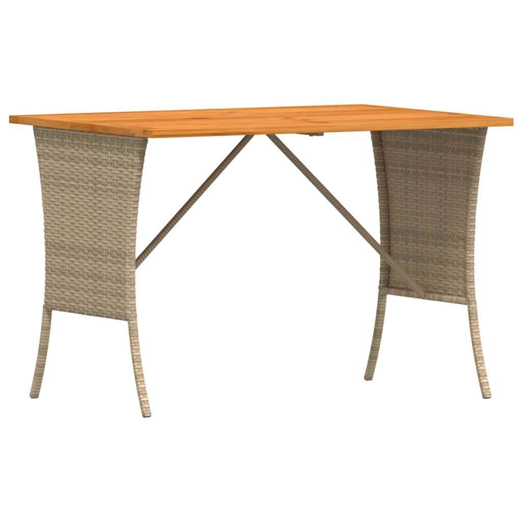 Ensemble à manger de jardin et coussins 3 pcs | Mobilier d'extérieur Beige poly rotin Maison Chic - Image 5