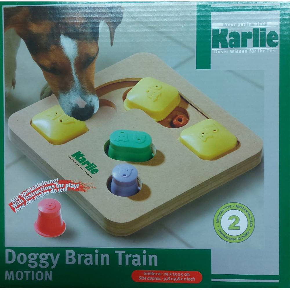 Flamingo - jeu de stratégie cache friandise DOGGY Brain train motion 25 x 25 x 5 cm pour chien - Imagen 2