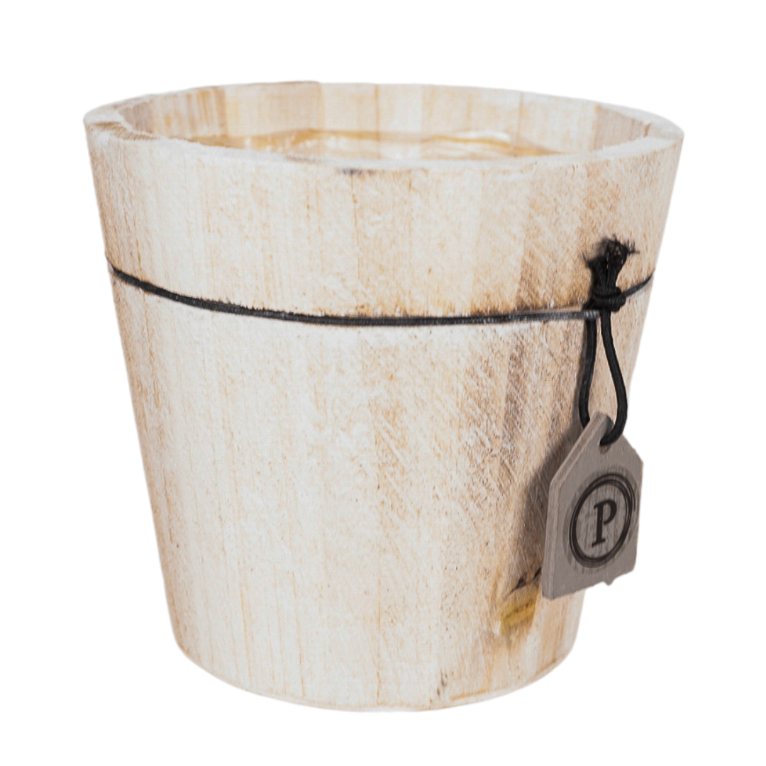 PANGIVO - Cache-pot bois naturel - PANGIVO