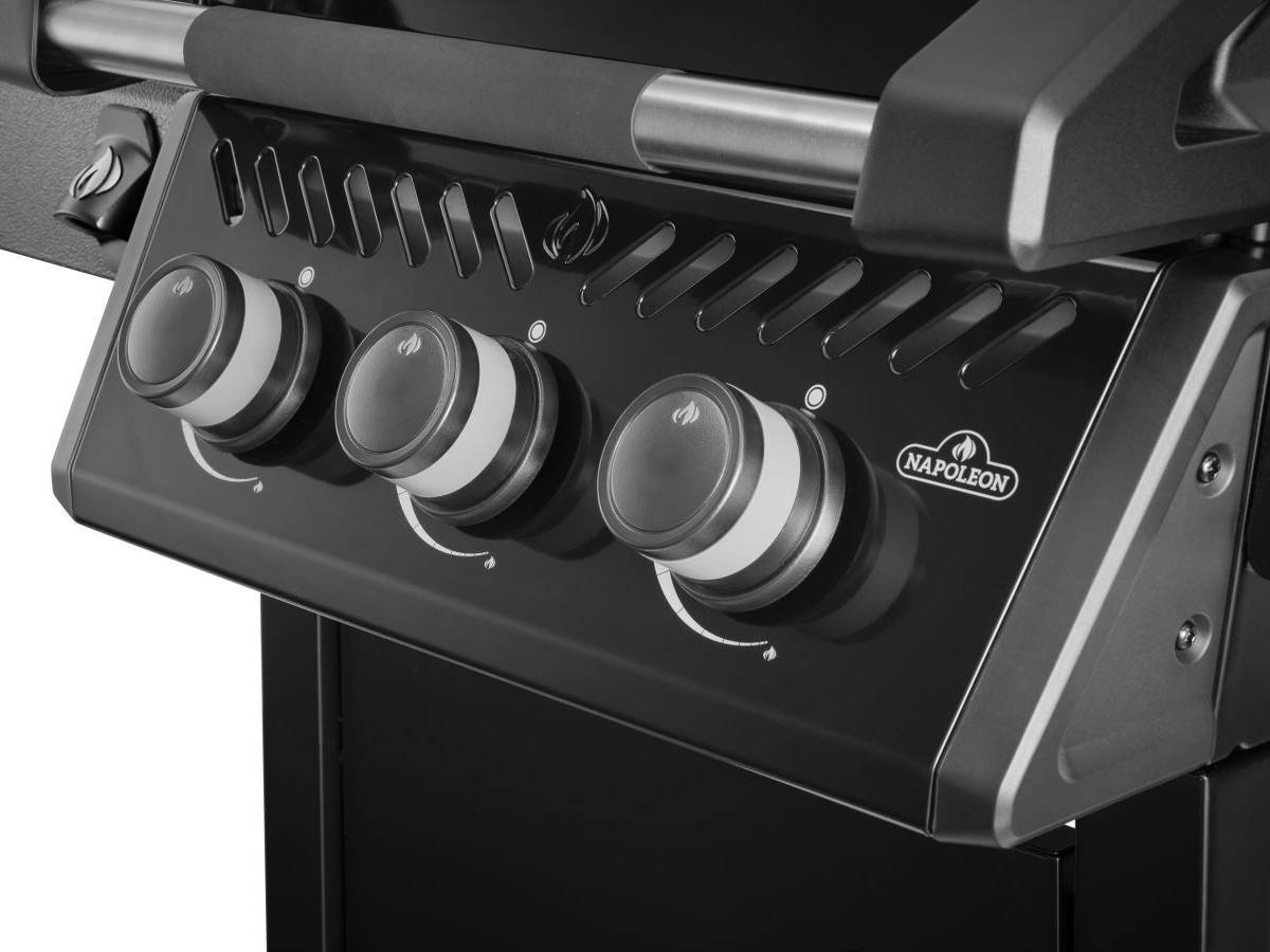 Napoleon - Barbecue gaz Freestyle 365 noir 3 brûleurs + Plateau charbon - Napoléon - Image 3