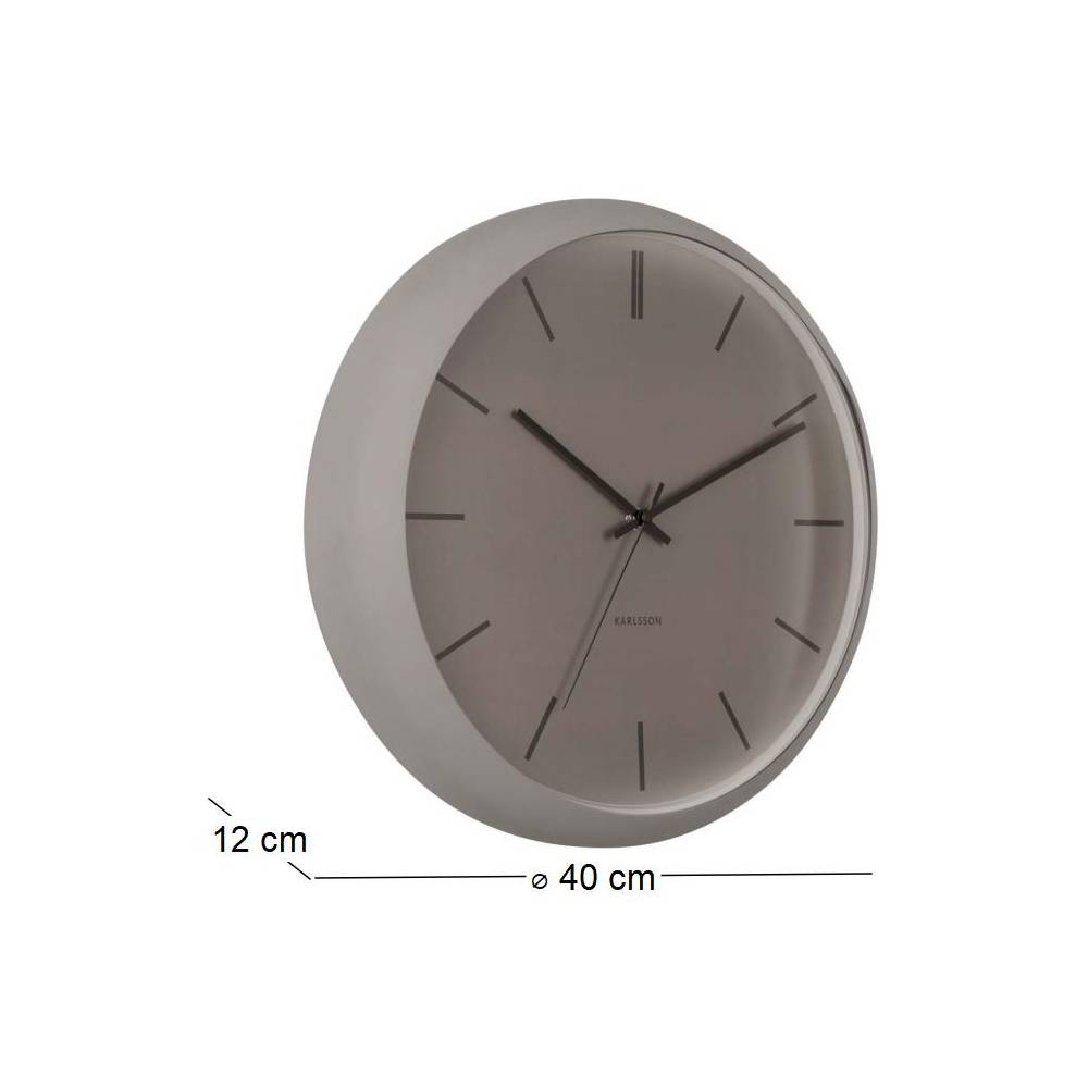 Karlsson - Horloge ronde en métal Nirvana Globe 40 cm Karlsson - Imagen 4