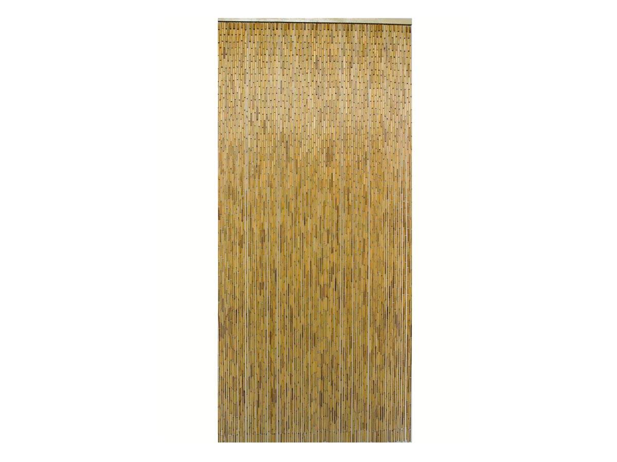 Morel - Rideau de porte bois de bambou vernis - coloris naturel - 100 x 220 cm - Morel - Imagen 1