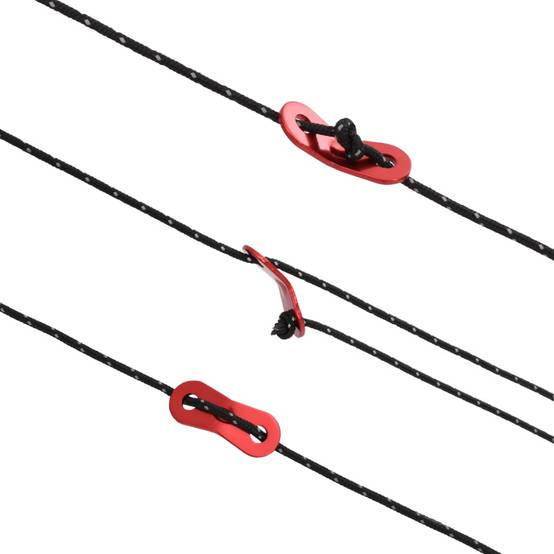 Corde de haubanage de tente avec bandes réfléchissantes et clés Maison Chic - Image 5
