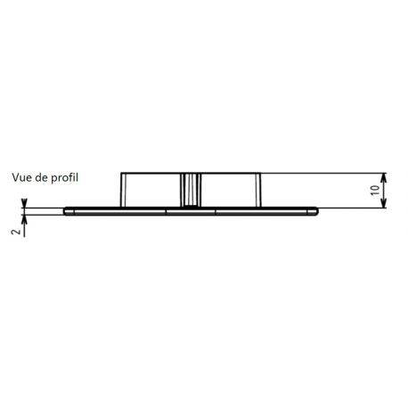 Jouplast - Ecarteur croisillon 3mm pour dalle - Lot de 48 - Imagen 7