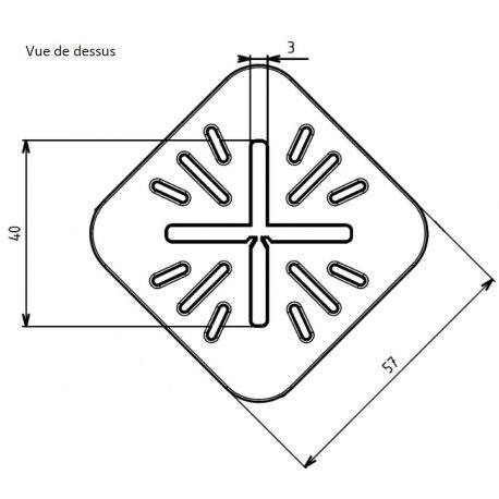 Jouplast - Ecarteur croisillon 3mm pour dalle - Lot de 48 - Imagen 6