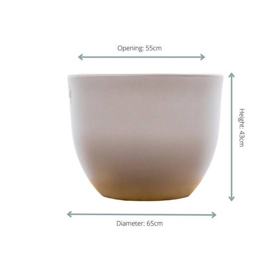 Pot Eggy Taupé 65 cm- La Green Touch - Image 2