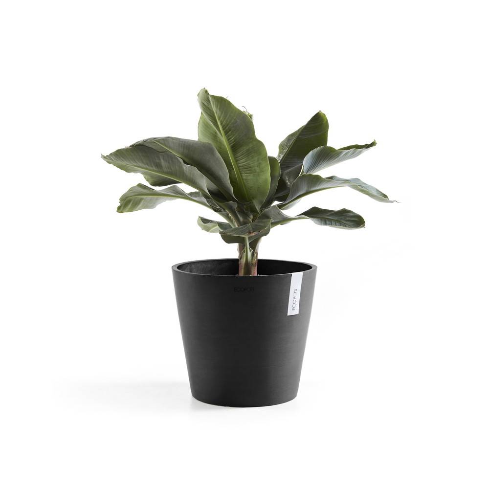 Ecopots - Pot Rond Amsterdam 25 Gris Foncé - Ø 25,4 x H. 24,5 cm - 9,7 L ECOPOTS - Imagen 3