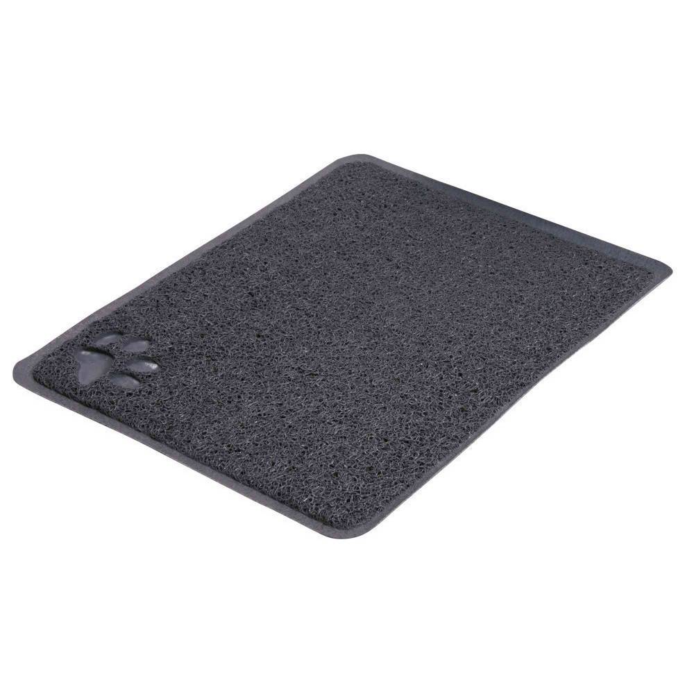 Trixie - Tapis pour bac à litière gris 37 x 45 cm pour chat - Imagen 1