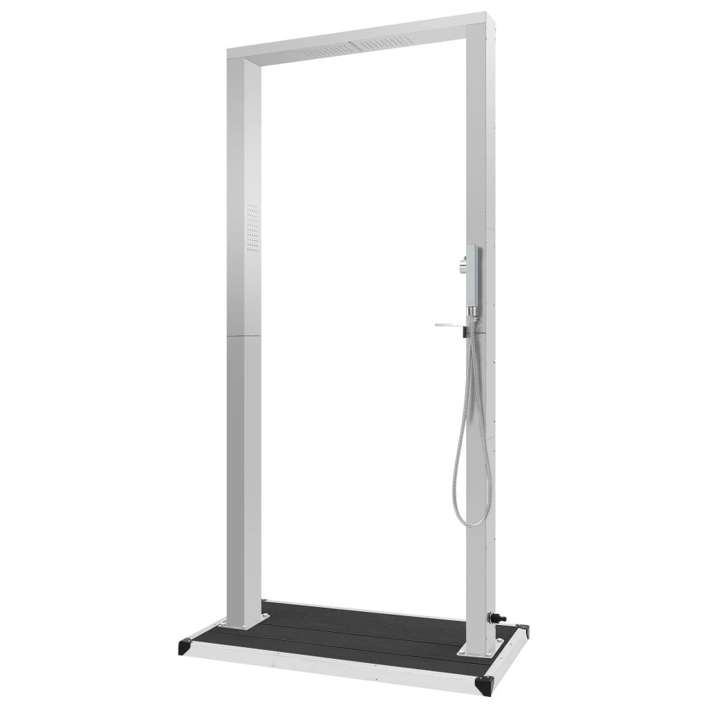 Prolenta Premium - Douche d'exterieur  Jukka Gris  2,8 X 2,8 X 21 cm  - P87209G - Image 4