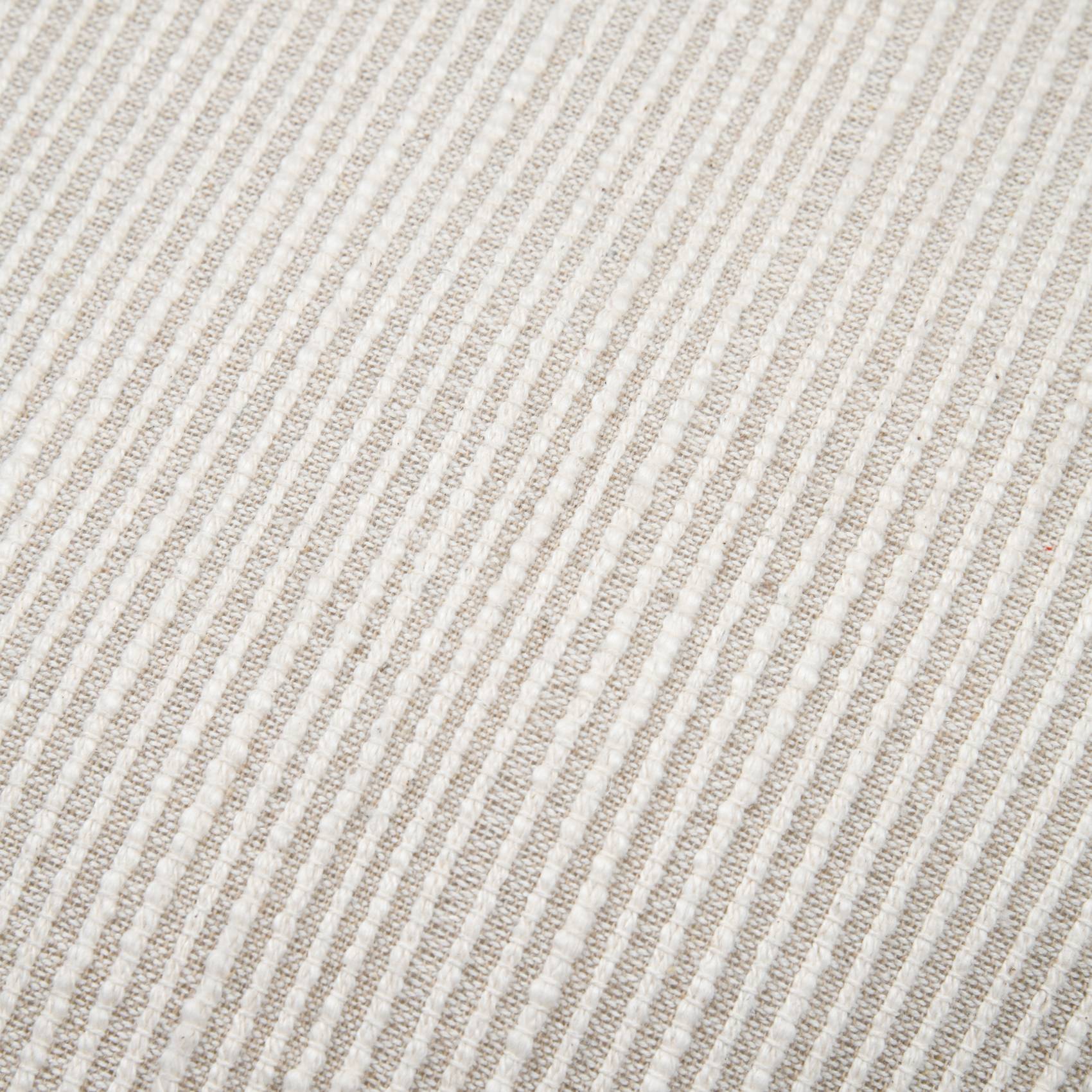 Lovely Casa - Coussin cœur rayures poly-coton - LOVELY CASA - Coton - Naturel - Image 5