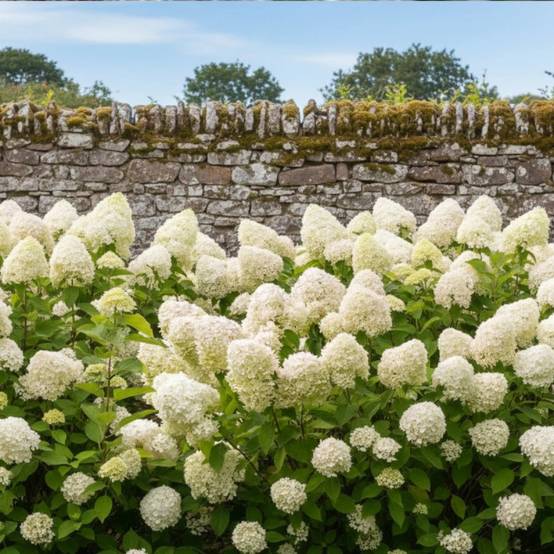 Hortensia paniculata Grandiflora, Hydrangea paniculata à fleurs Blanche - feuillage Caduc - Pot de 7,5L - 60/80 cm- hauteur à maturité De 1,00 m à 1, - Image 6