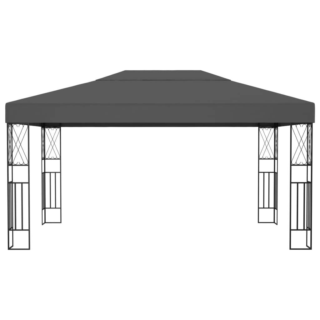 Tonnelle - Tente de réception - Barnum 3x4 m Anthracite Tissu - MEUBLE PRO - Image 1