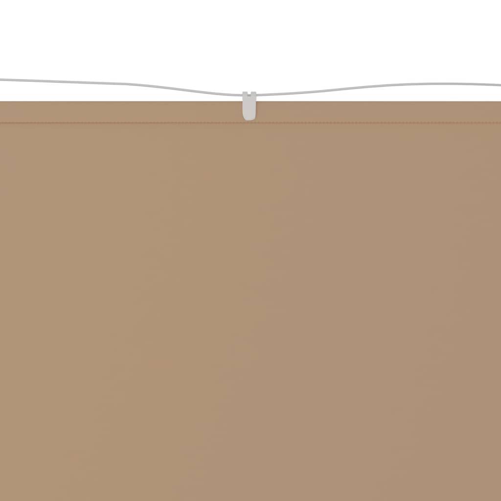 Helloshop26 - Auvent vertical taupe 60x600 cm tissu oxford - Imagen 2