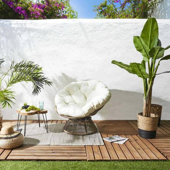 The Home Deco Factory - Fauteuil en polyéthylène filaire Cancun - Image 2
