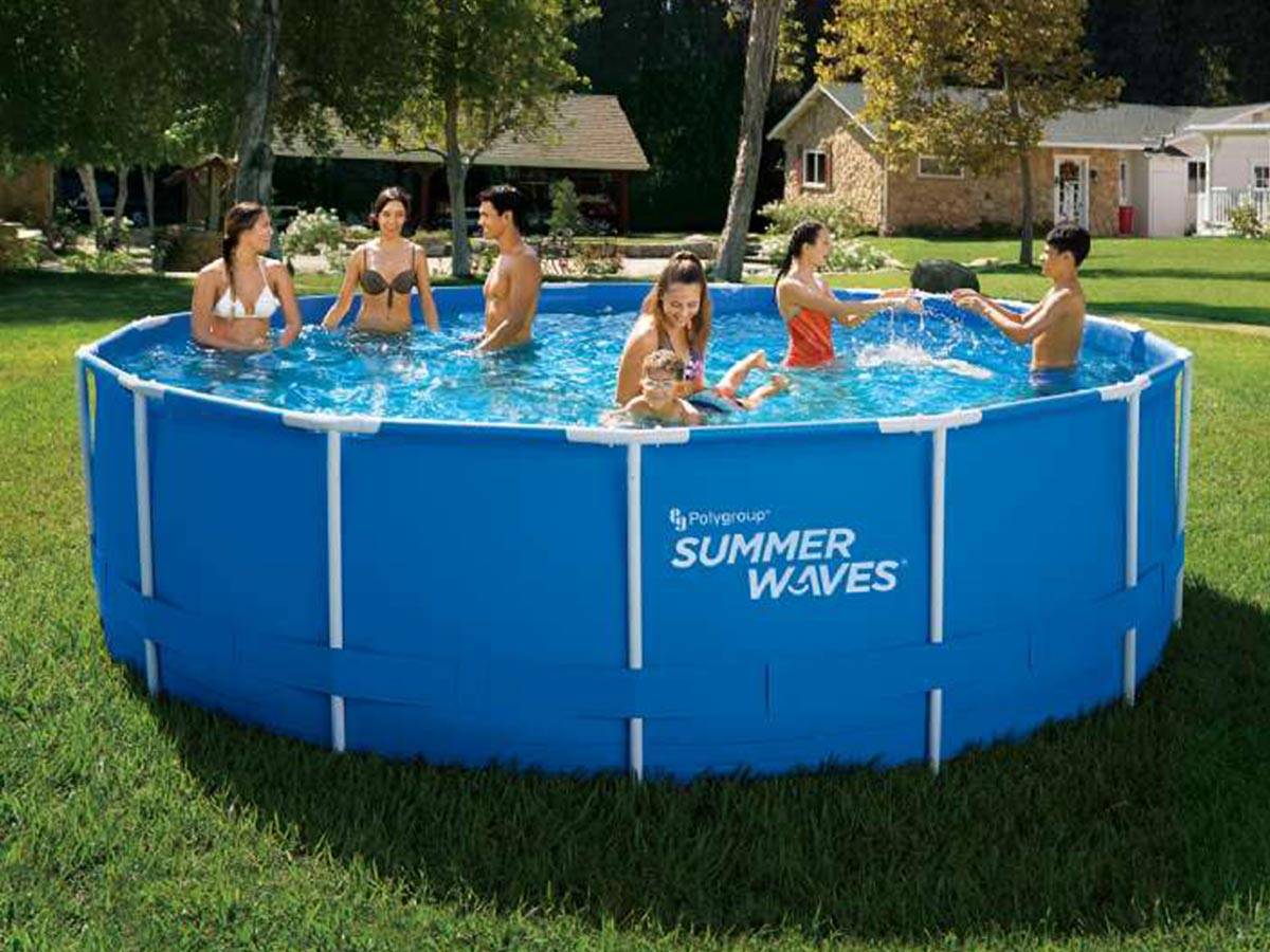 Summer Waves - Piscine tubulaire Active Frame Pool ronde 4,57 x 1,22 m - Summer Waves - Image 2