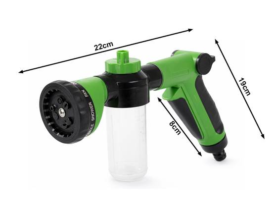 Pistolet pour tuyau d'arrosage avec arroseur de jardin et régulateur à 9 modes DIVODV - Image 4