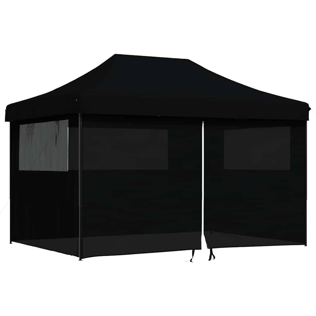 Pergola acier noir 410 x 279 x 315 cm - Prolenta premium p3109.5 - Image 1
