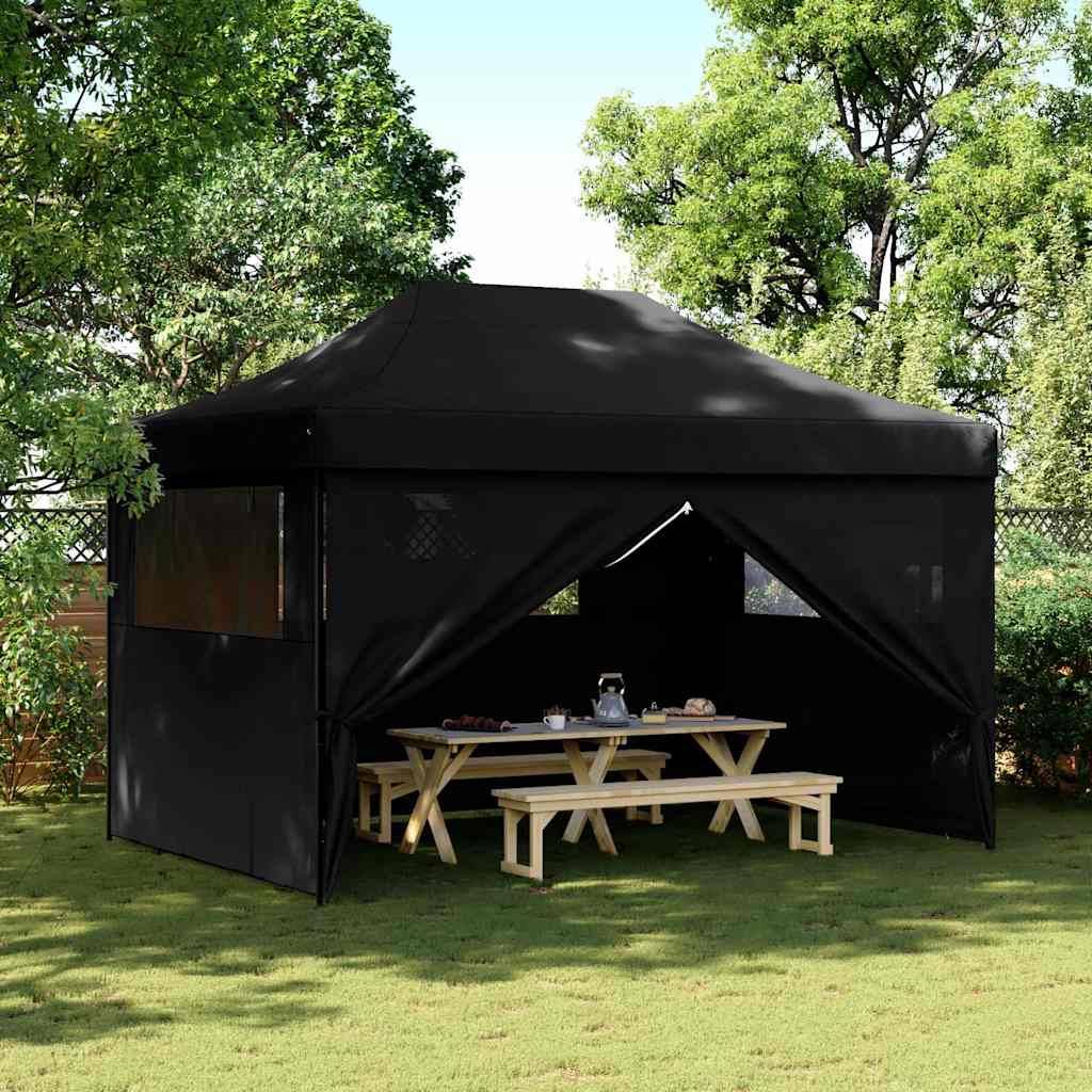 Pergola acier noir 410 x 279 x 315 cm - Prolenta premium p3109.5 - Image 2