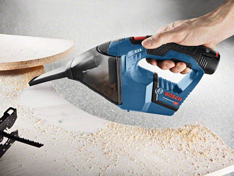 Bosch - Aspirateur sans-fil GAS 12V BOSCH - 2 batteries 2.5Ah + chargeur + accessoires - 06019E3003 - Image 3
