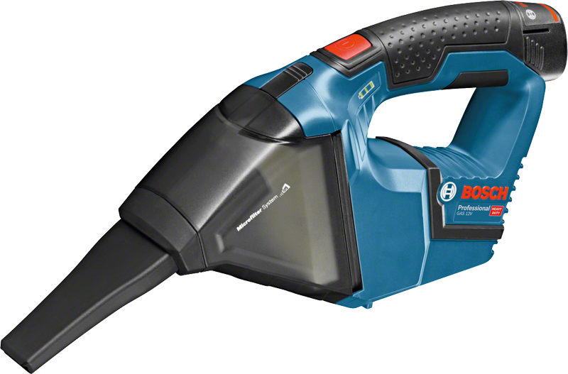 Bosch - Aspirateur sans-fil GAS 12V BOSCH - 2 batteries 2.5Ah + chargeur + accessoires - 06019E3003 - Image 1