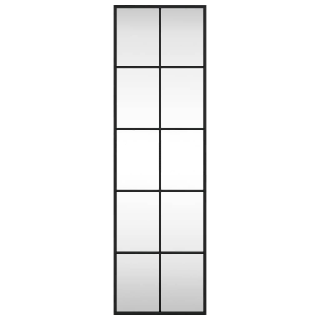 Maison Chic - Miroir mural - Miroir décoratif noir 30x100 cm rectangulaire fer - Image 3