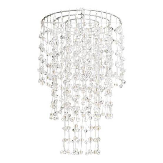 Lustre acrylique mini boule Ø35xH55cm 574 LED Lumière Fixe blanc chaud Extérieur Smart Connect Lotti - Image 5