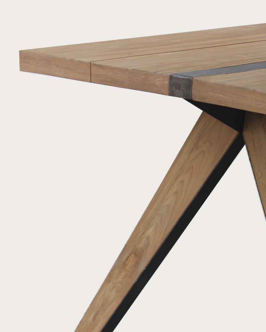 Bandung - Table repas en teck massif - UNIQKA - Imagen 6