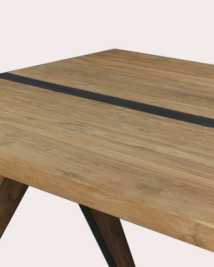 Bandung - Table repas en teck massif - UNIQKA - Imagen 7