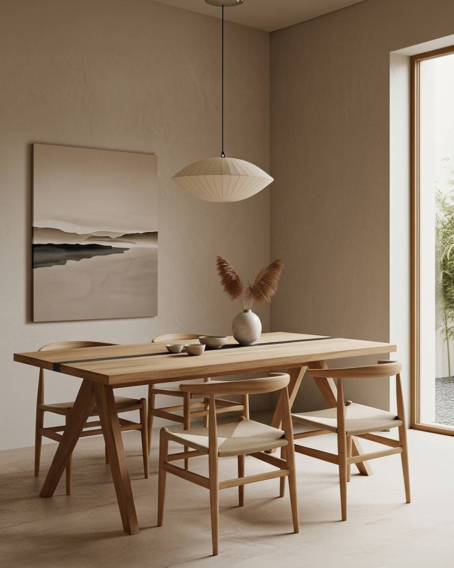 Bandung - Table repas en teck massif - UNIQKA - Imagen 2