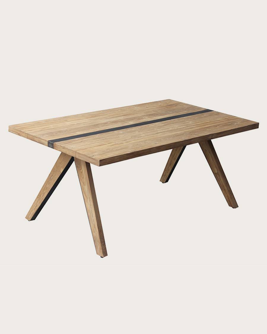 Bandung - Table repas en teck massif - UNIQKA - Imagen 1