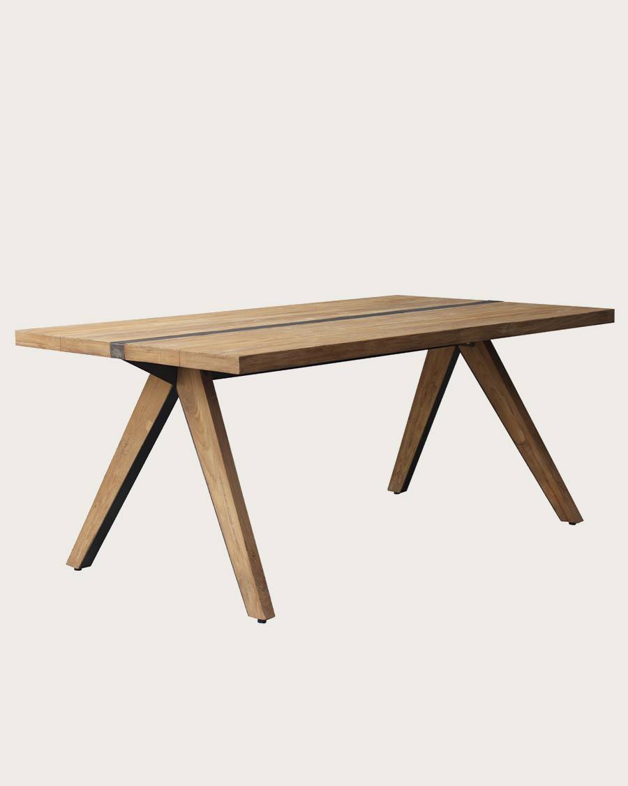 Bandung - Table repas en teck massif - UNIQKA - Imagen 3