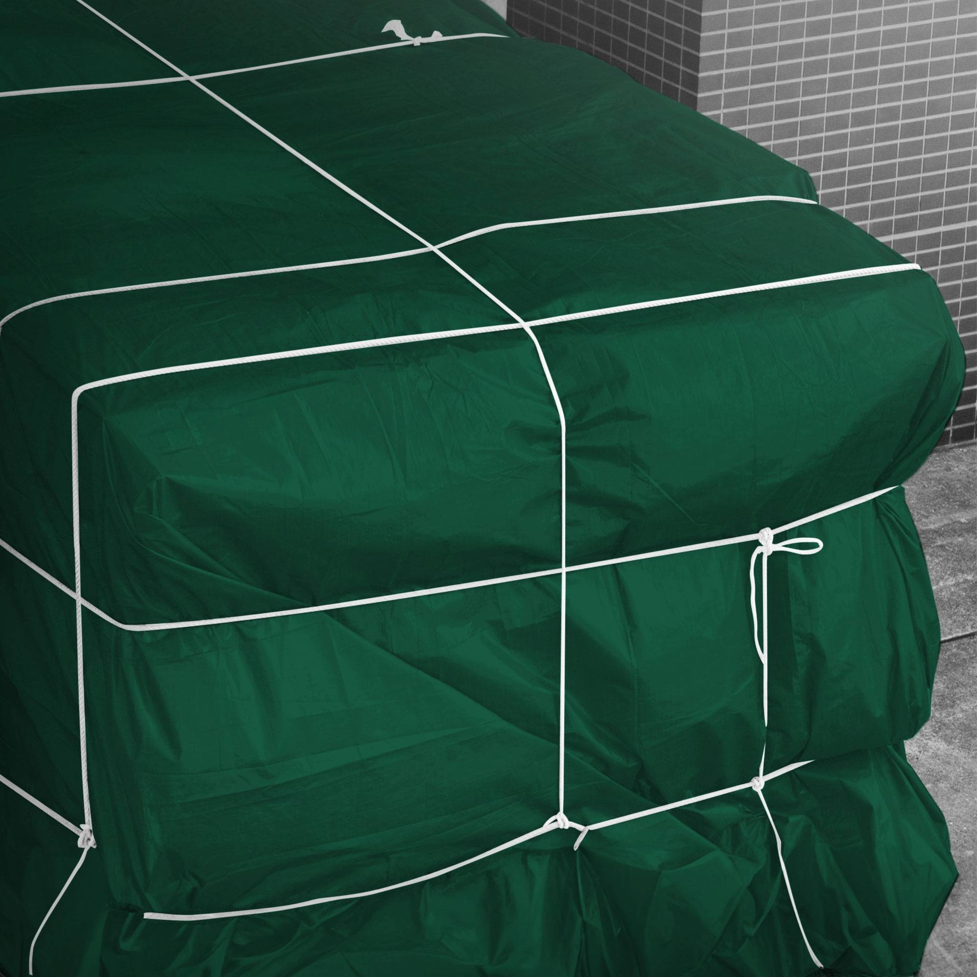 Ecd-Germany - Bâche de Protection Premium avec Œillets + 10 Crochets, 5x8m 40m², 650g/m², Vert, Tissu PVC, Indéchirable, Imperméable - Imagen 8