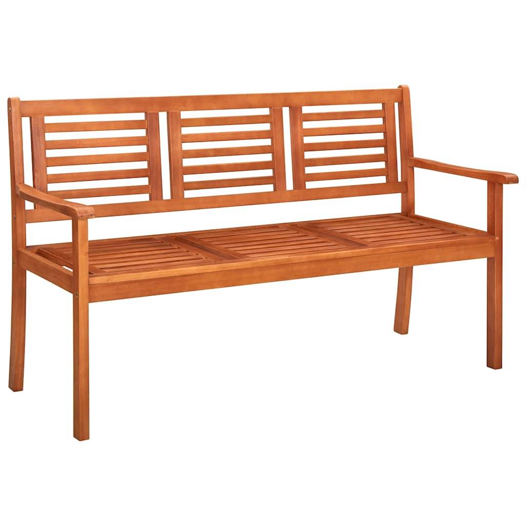 PANGIVO - Banc de jardin bois d'eucalyptus beige 150 x 60 x 89 cm - PANGIVO - Image 2
