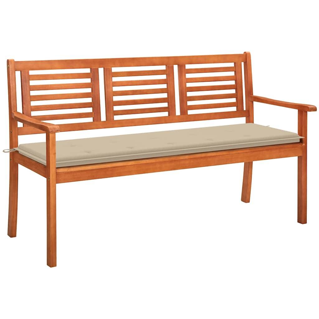 PANGIVO - Banc de jardin bois d'eucalyptus beige 150 x 60 x 89 cm - PANGIVO - Image 1