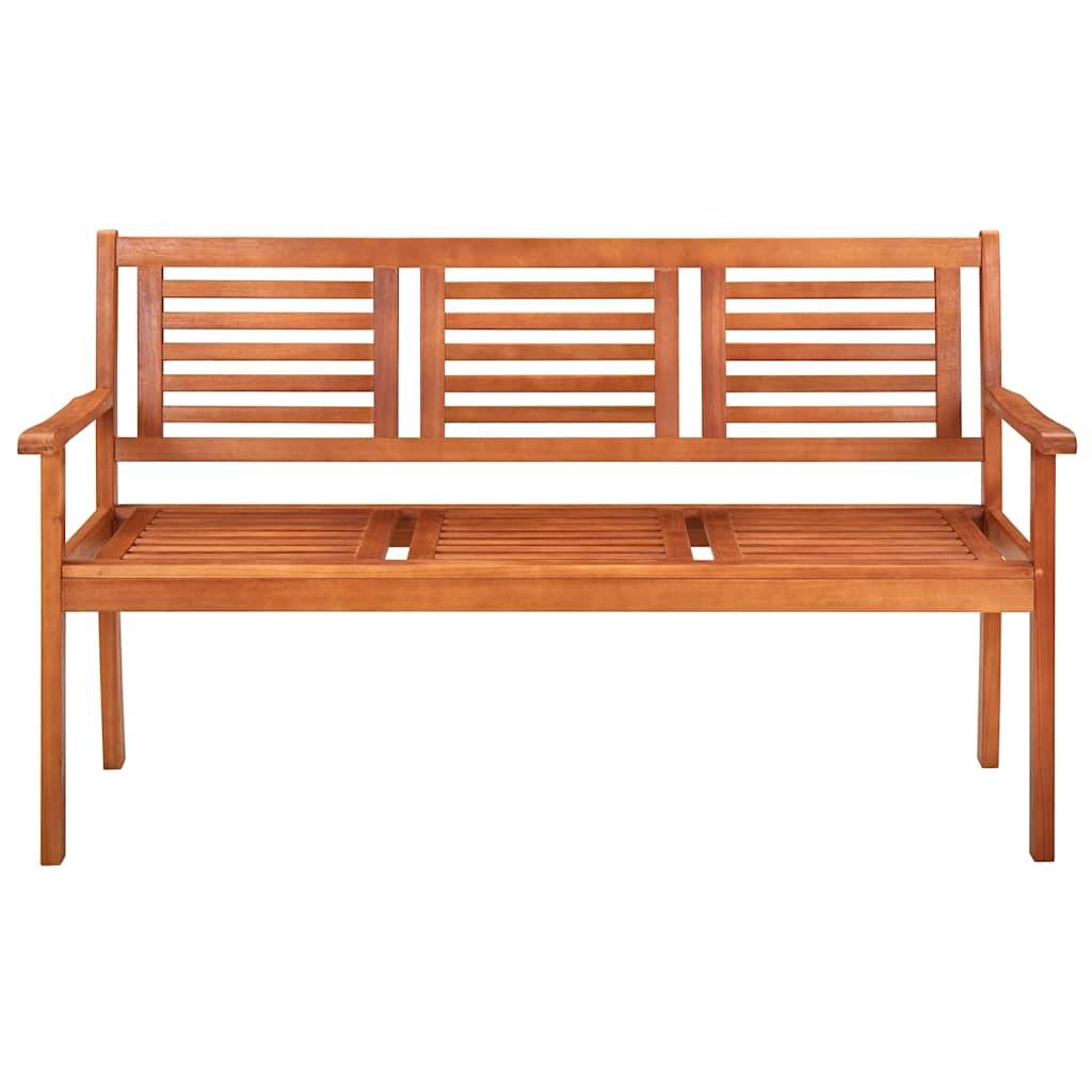 PANGIVO - Banc de jardin bois d'eucalyptus beige 150 x 60 x 89 cm - PANGIVO - Image 3