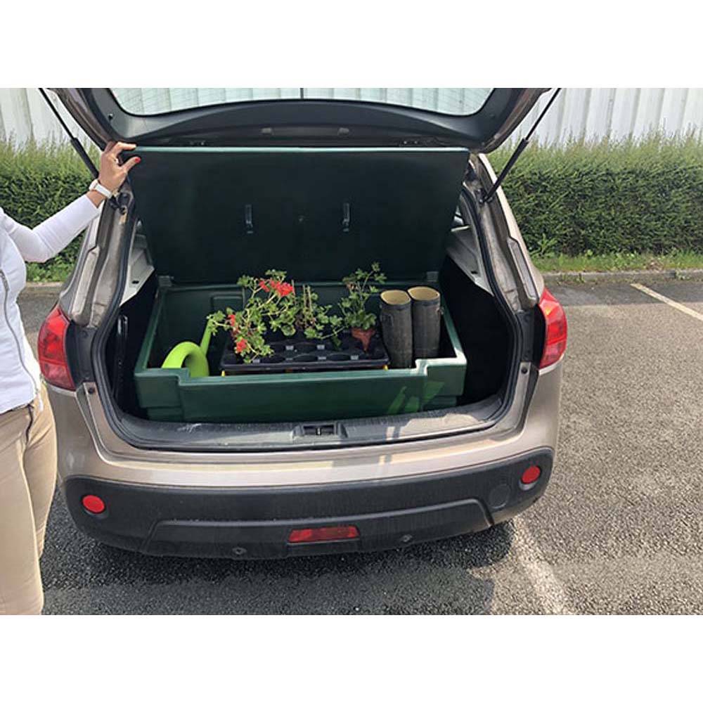 Coffre de jardin 100l avec grenouillères et cadenas- plast'up rotomoulage - Imagen 4