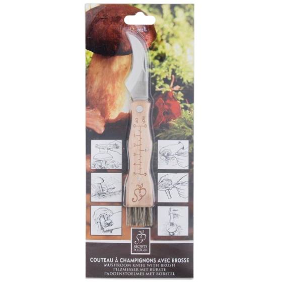 Esschert Design - Esschert Design - Couteau à champignons avec brosse - Imagen 2