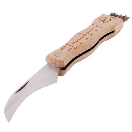 Esschert Design - Esschert Design - Couteau à champignons avec brosse - Imagen 1