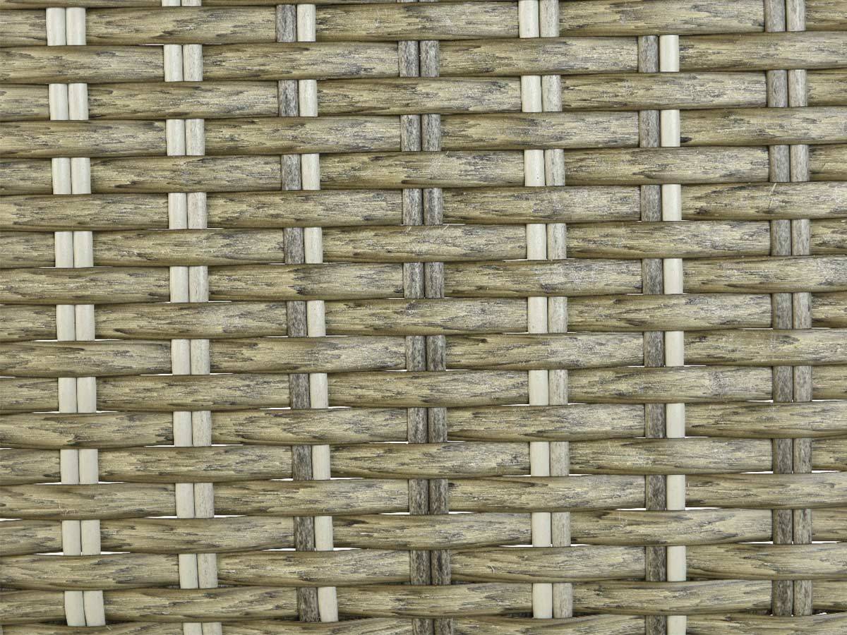 Jardideco - Lit extérieur pour jardin en résine tressée taupe Siesta - Jardideco - Imagen 5