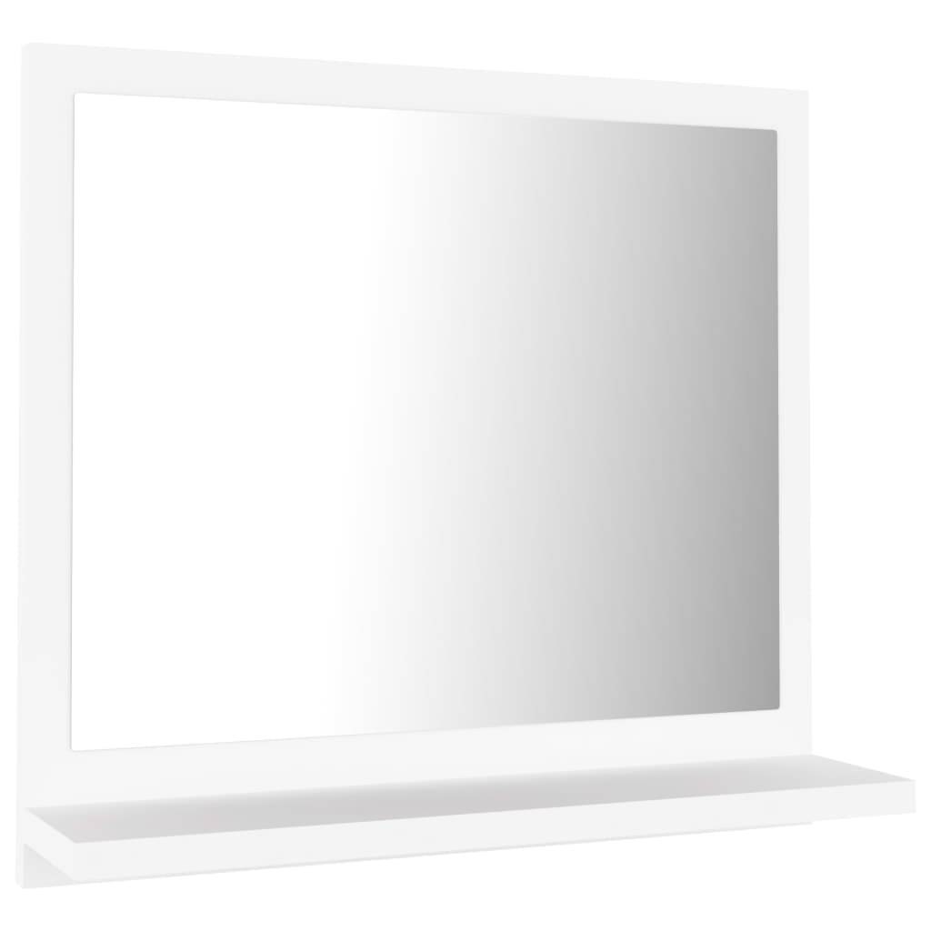 Helloshop26 - Miroir de salle de bain 40 x 10,5 x 37 cm aggloméré blanc - Imagen 1