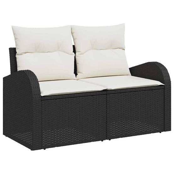 ComfortXL - Salon de Jardin 6 Places en Poly Rotin Modulable avec Table Basse Noir – ComfortXL Outdoor Living - Image 7