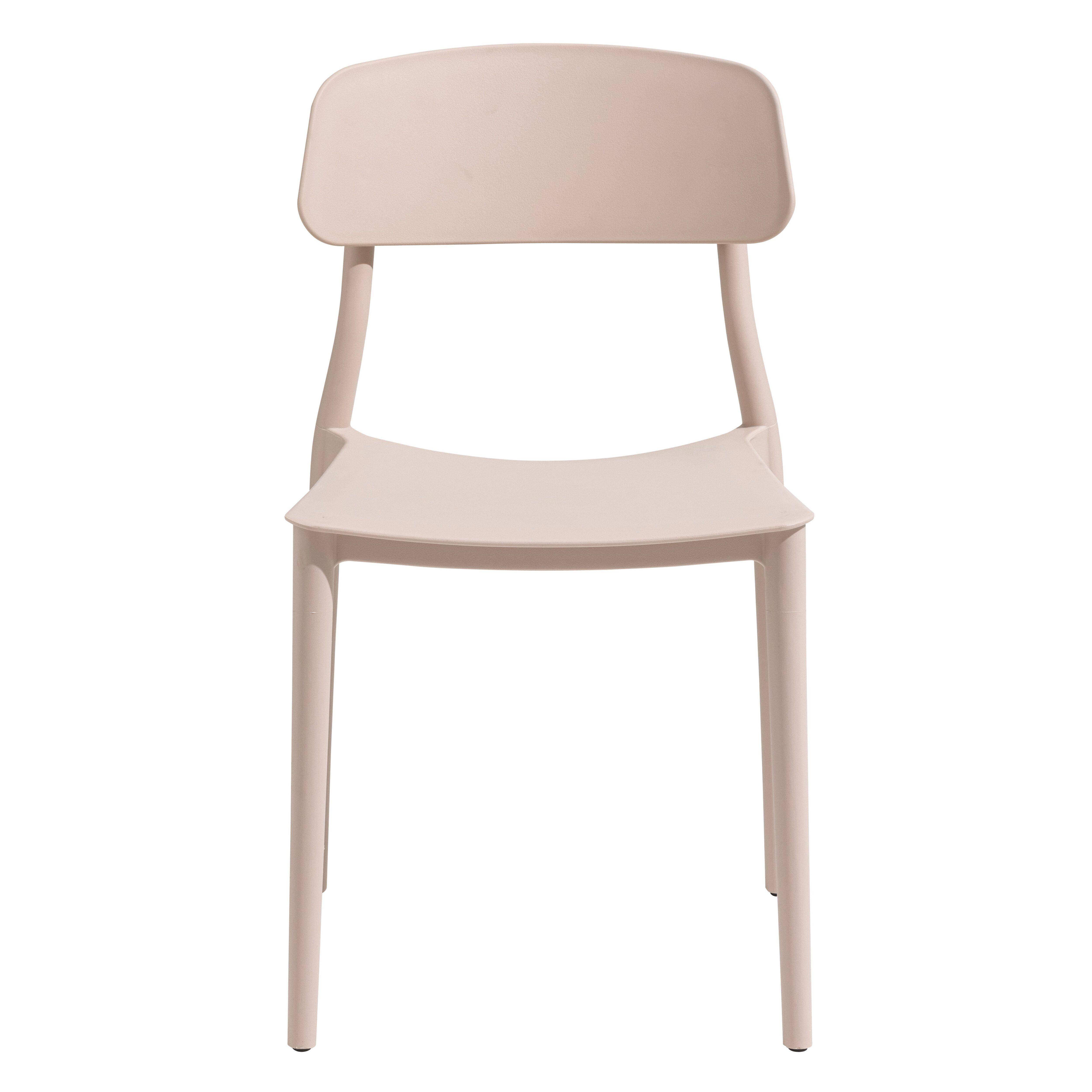 Oviala - Lot de deux chaises en polypropylène rose Sofia - Oviala - Image 6
