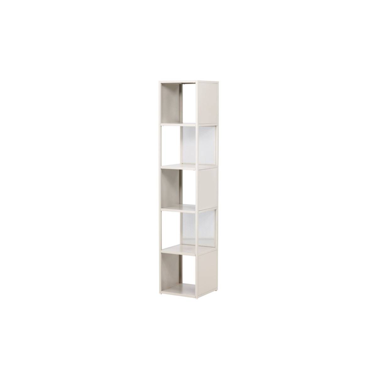 Étagère 5 Niveaux en Métal "Buenos Aires" 185cm Beige - Image 4