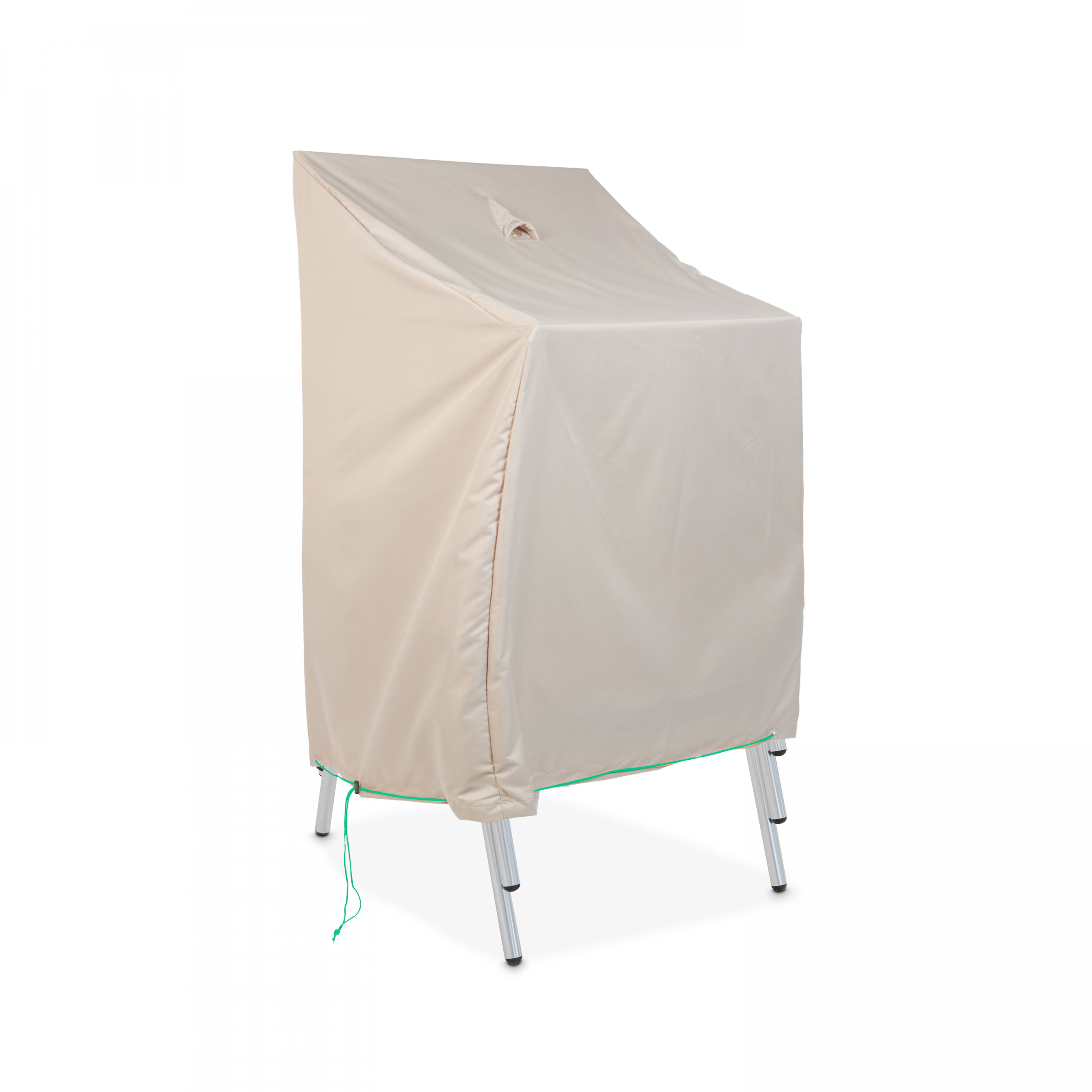 Oviala - Housse de protection pour chaises de jardin taupe Cov'Up - Oviala