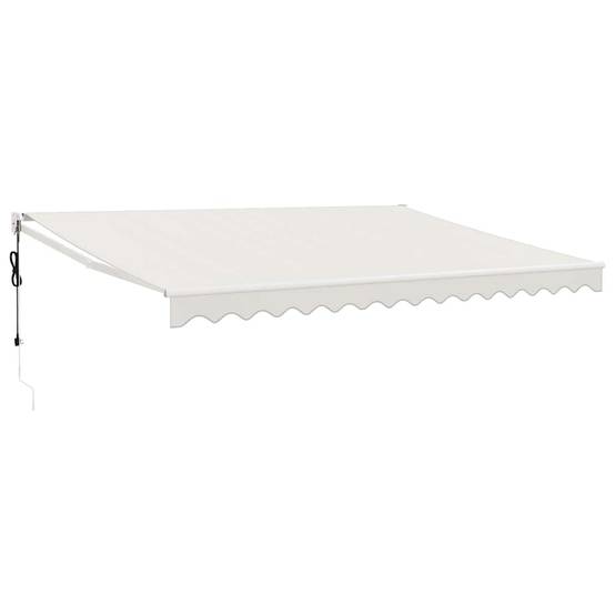 Store banne motorisé aluminium terrasse protection UV crème 4x3m - ComfortXL Outdoor Living - Image 2