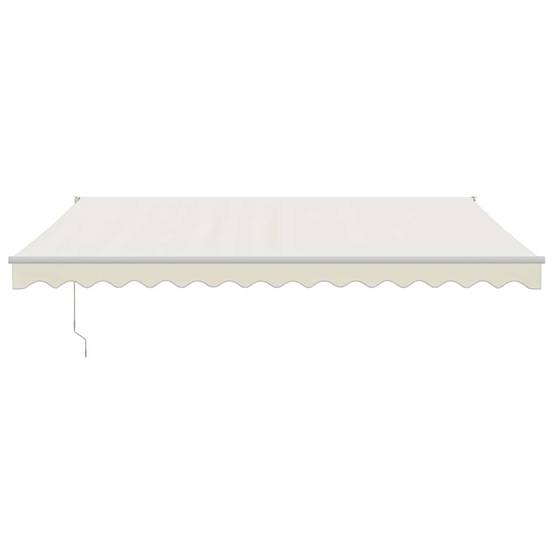 Store banne motorisé aluminium terrasse protection UV crème 4x3m - ComfortXL Outdoor Living - Image 3